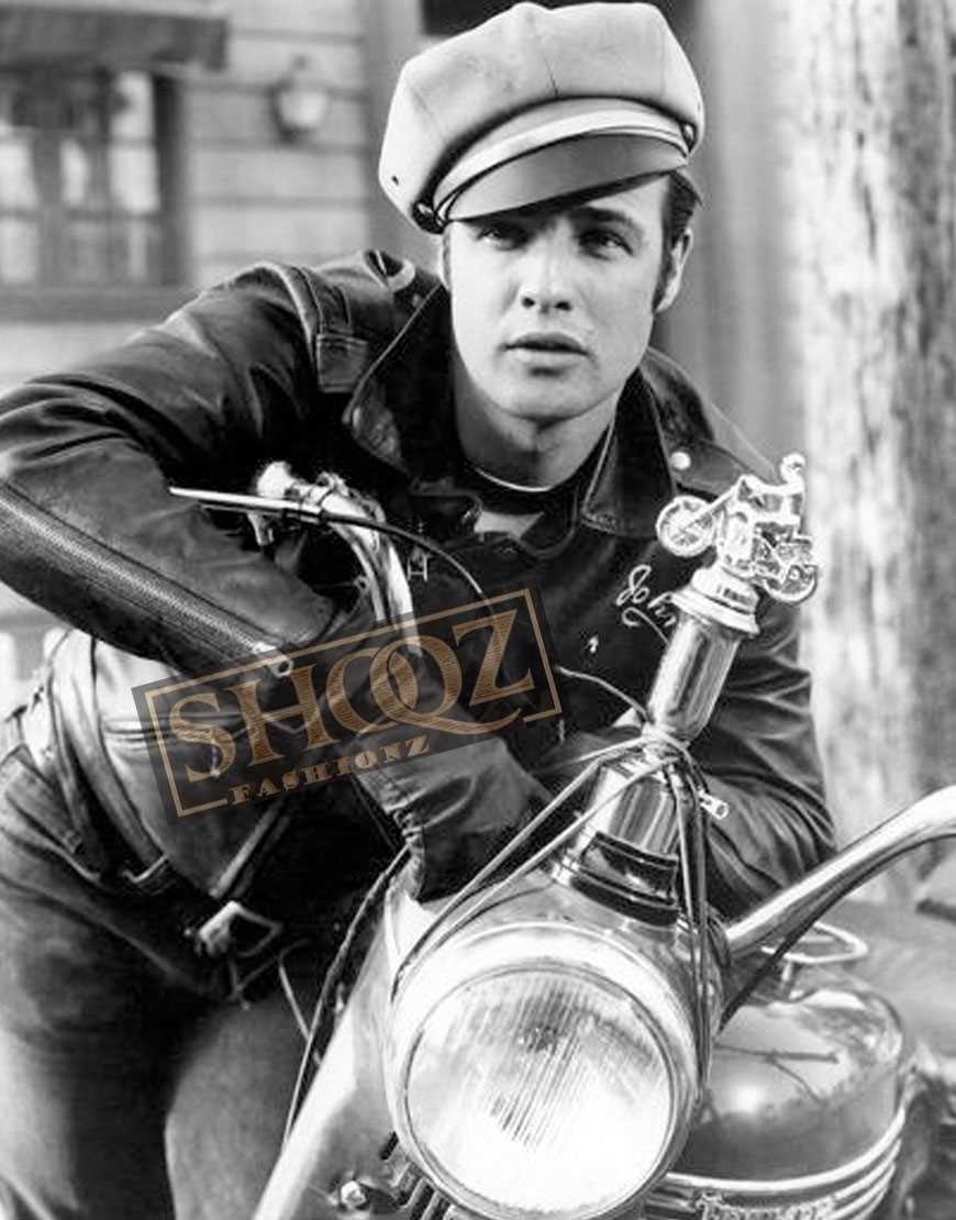 Buy Marlon Brando The Wild One Jacket | Johnny Strabler Leather Jacket